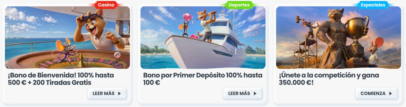 Ofertas y promociones exclusivas de Cazimbo Casino